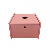 Pink stapelbare Aufbewahrungsbox